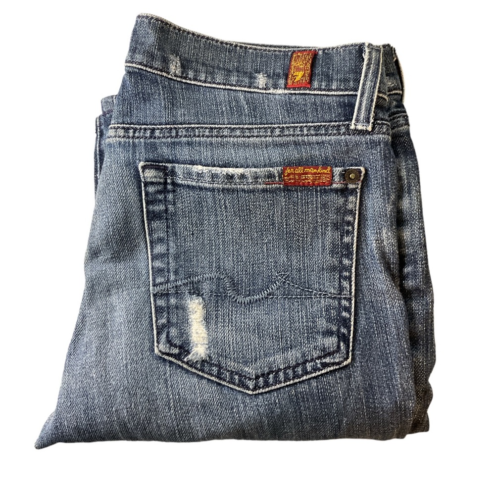 7 For All Mankind Woman’s Jeans 27x29 Distressed